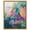 Gold Frame, variant on Abstract Vinescape Framed High-Gloss Acrylic Glass Wall Art Vibrant Floral by Art Remedy, Gold Frame, 16 x 20
