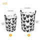 thumbnail image 3 of Fotbe Retro Rooster Cesto de Ropa con Asas, Cesto Impermeable de Gran Capacidad, Bolsa de Lavado para Dormitorio, Cesto de Ropa con Ruedas y Asas-Medium, 3 of 6