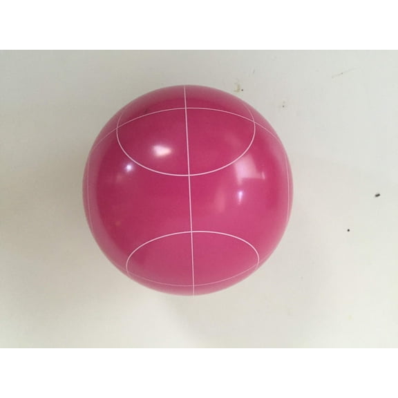 Replacement Bocce Ball - 107mm - Pink with Circle Pattern