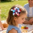 thumbnail image 7 of Yhmxh 4th of July Patriotic Tinsel Star Decor, 5.5" Red White Blue Firework Pom Pom Decorations for Independence Day, Memorial Day, Patriotic Party Supplies, Gift Wrapping, Table Centerpiece, 7 of 7
