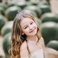 thumbnail image 1 of BESTYASH Crown For Toddler Girls Alloy Tiara Headdress Elegant Design 1Set, 1 of 8