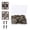 Silver, variant on 50pcs Miniature Gold Hinges Gold Jewellery Box Hinges with 200pcs Screws Simple Installation for Woodworking Projects