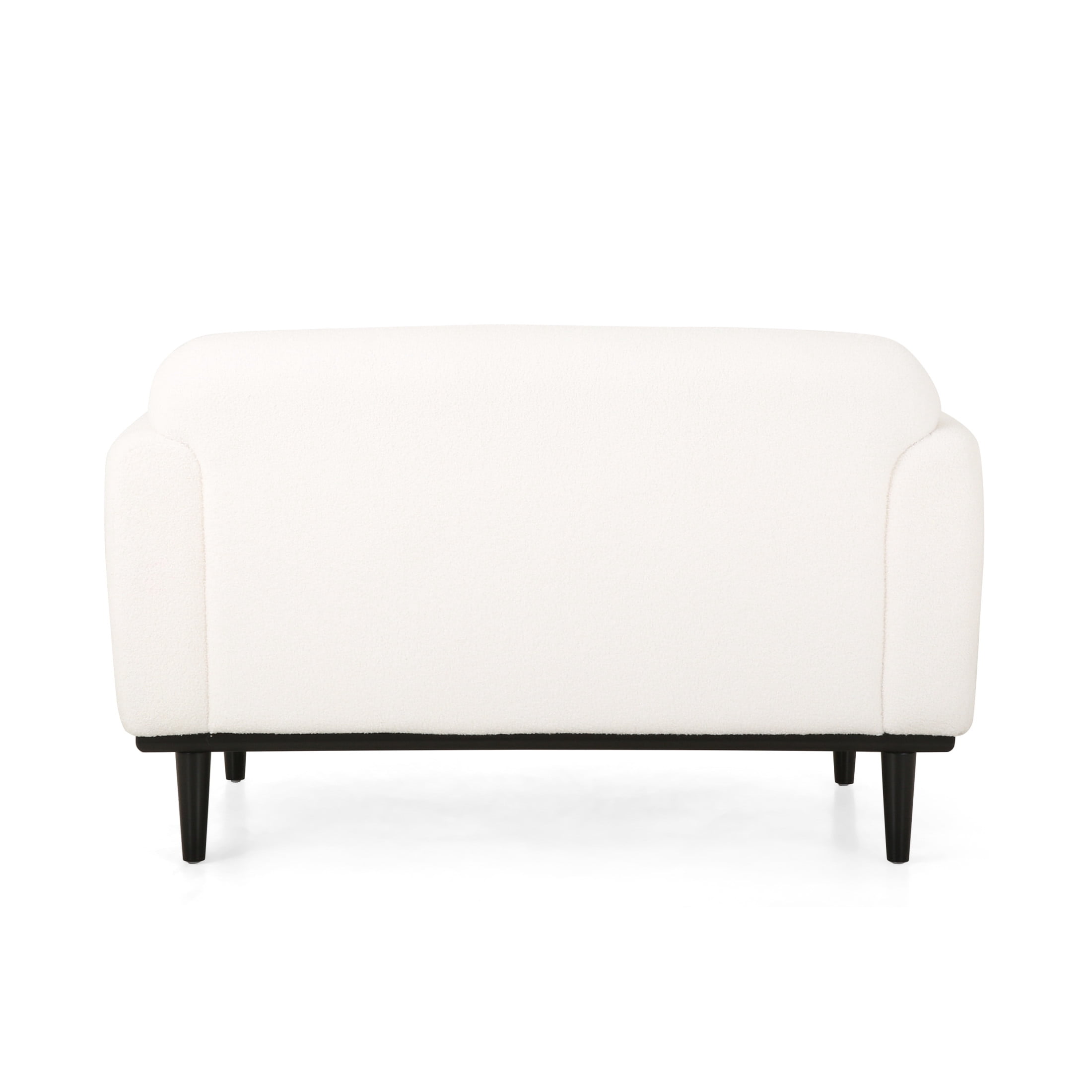 Christopher Knight Home 50" Modern Boucle Loveseat Sofa for Living Room or Office, White