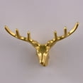 thumbnail image 4 of COSMOBETTY Elegant Design Deer Head Cabinet Knobs Golden 1Pcs 3.1X2.0X1.1In, 4 of 8