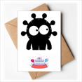 thumbnail image 1 of Universe Alien And Monster Alien Happy Birthday Greeting Cards Envelopes Blank, 1 of 3