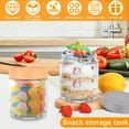 thumbnail image 2 of FUYGRCJ 4PCS Overnight Oats Jar, 16oz Overnight Oats Container with Sealed Lids, Clear Glass Fruit Yogurt Storage Containers, Airtight Seasoning Storage Jar, 2 of 7
