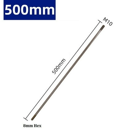 

BAMILL M10 Deep Hole Drilling Extension Connect Rod Hex Extention Holder 300-600mm