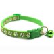 thumbnail image 1 of Collar para mascotas, Collar con campana para mascotas, Collar para cachorros con huella, accesorios ajustables para mascotas, 1 of 6