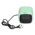 thumbnail image 1 of Portable Electric Desktop Heater PTC Ceramic Fast Heating Small Space Heater for Home Bedroom Office UK Plug 220V Green, 1 of 10