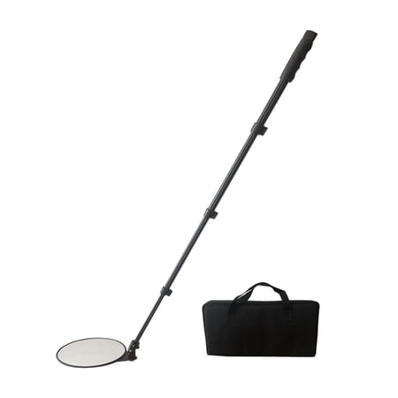 yotijay Under Vehicle Inspection Mirror Multipurpose 7.87 inch Diameter Telescopic Under