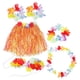 thumbnail image 1 of Skirts For Luau Party Tropical Grass Skirt Set For Children 40cm Skirt Length 6Pcs, 1 of 5