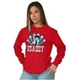 thumbnail image 3 of Betty Boop Retro Cartoon US Sassy Women's Long Sleeve T Shirt Brisco Brands X, 3 of 6