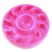 Angle View: Hottest Hot Wheels Pet Slow Food Dog Bowl Food Prevent Obesity Pet Bowl Food Bowl Pink
