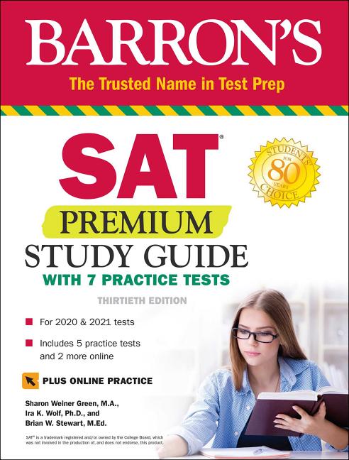 Barron s Test Prep SAT Premium Study Guide With 7 Practice Tests Barron s Test Prep SAT Premium Study Guide With 7 Practice Tests