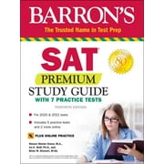 Barron's Test Prep: SAT Premium Study Guide with 7 Practice Tests (Edition 30) (Paperback)
