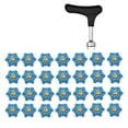 thumbnail image 5 of 28pcs Golfs Cleats Plastic Spikes Nonslip Grip Fastly Twist Shoe Spikes Replacement Golfs Trainings Aid, 5 of 8