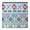 Colorful Geometric Triangle, variant on Colorful Geometric Triangle Diamond Pattern Square Fitted Tablecloth with Elastic Edge,Square Table Cover,Washable Elastic Table Cover for Home Kitchen Party Decor 36"x36"