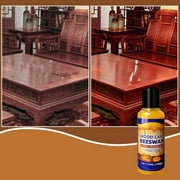 Wood Care Beeswax Polish for Furniture - Natural Wax Restoring Shine 120ML