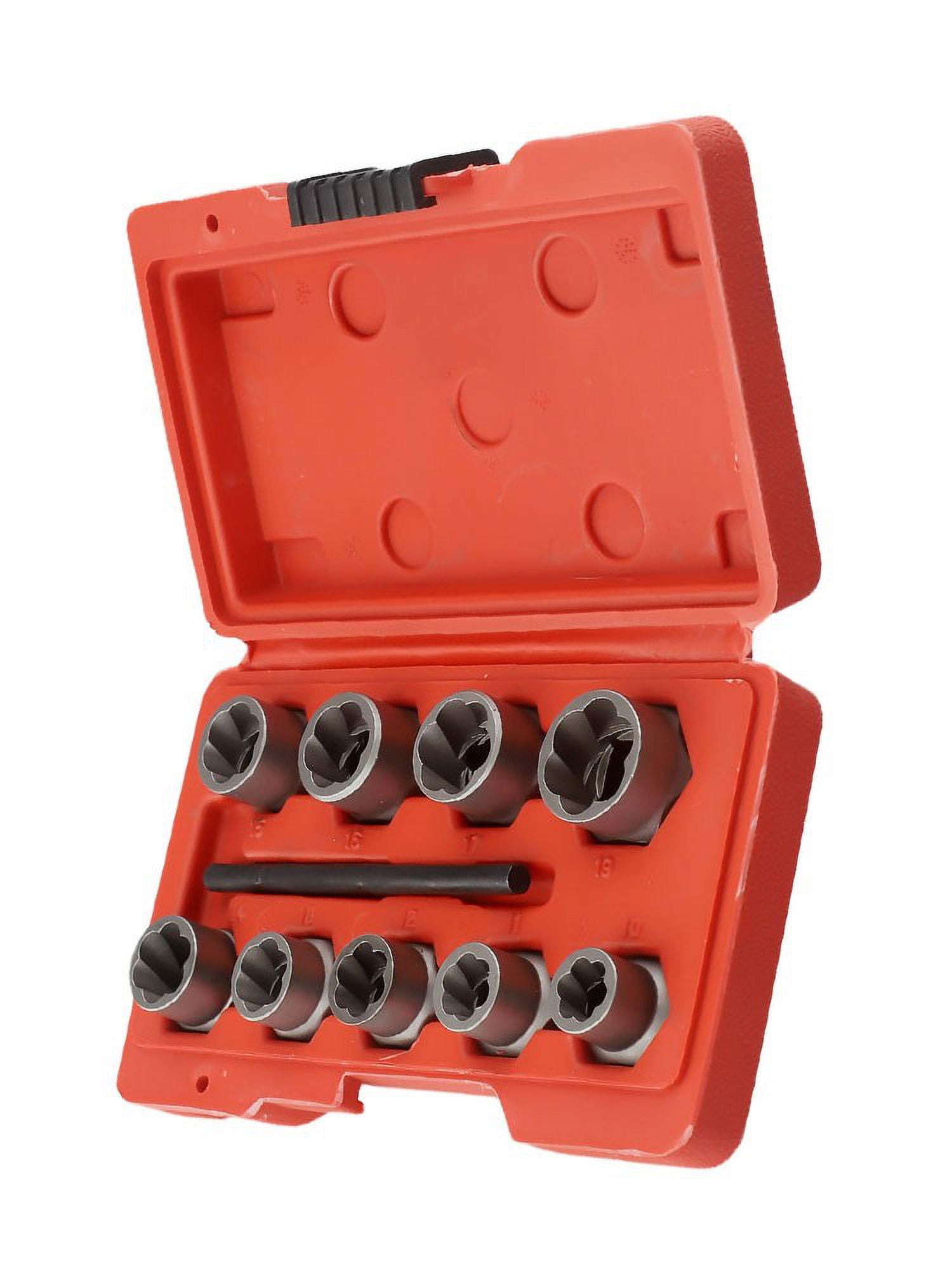 Professional Grade 12 Piece Bolt Extractor Socket Set Nut Remover Drive