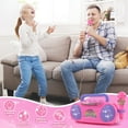 thumbnail image 6 of JUGAAD LIFE Microphone Toys for Kids Girls, Portable Karaoke Machine Microphone for Singing, Birthday Gifts for 3 4 5 6 7 Year Old Boys Girls Toddler, 6 of 6
