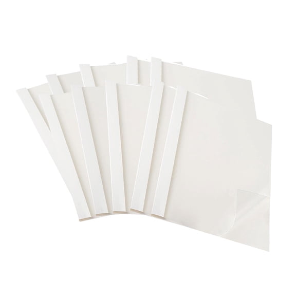 bedienty Paper Plastic Clear File Sheet Protectors Providing Sturdy Visibility Ensuring Safety And Organization Of Documents White 0.8x29.8x21.2cm