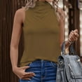 thumbnail image 2 of Plus Size Tank Tops For Women High Neck Summer Casual Pleated Sleeveless Shirts Comfortable Breathable Fashion Tunic Blouse, 2 of 2
