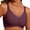 Wine Red, variant on Womens Wireless Bras V Mesh Comfortable Bralette Supportive Tshirt Bra No Underwire Seamless Push Up
