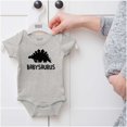 thumbnail image 5 of Babysaurus Adorable Little Dinosaur Romper Boys or Girls Infant Baby Brisco Brands 12M, 5 of 6