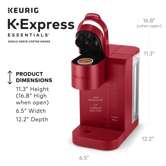 Keurig K-Express Essentials, Single Serve K-Cup Pod Coffee Maker