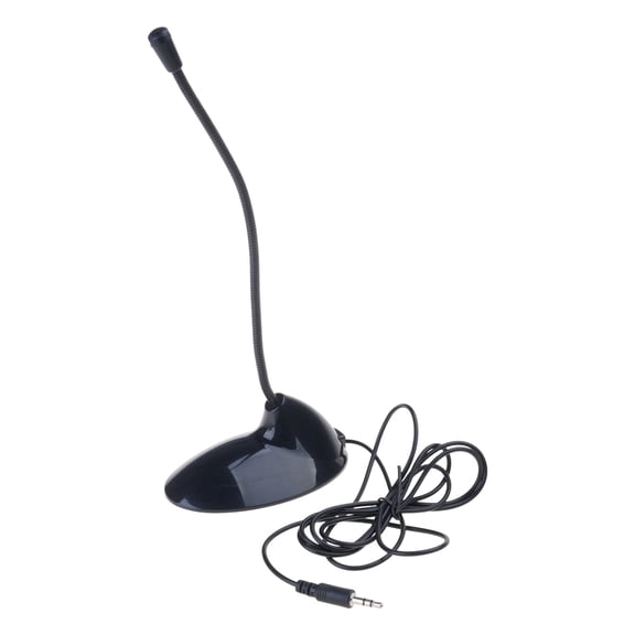 with On/Off Button Computer Microphone for Streaming, Podcasting,Gaming Mic Solid Construction Computer Gaming Mic