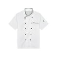 thumbnail image 5 of Hansber Short/Long Sleeve Chef Coat for Men Women Double-Breasted Chef Jacket Cook Shirt Workwear White Short Sleeve L, 5 of 5