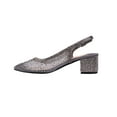thumbnail image 3 of Ninety Union Lady Couture Demi Rhinestone Mesh Slingback, Pewter, 12, 3 of 5