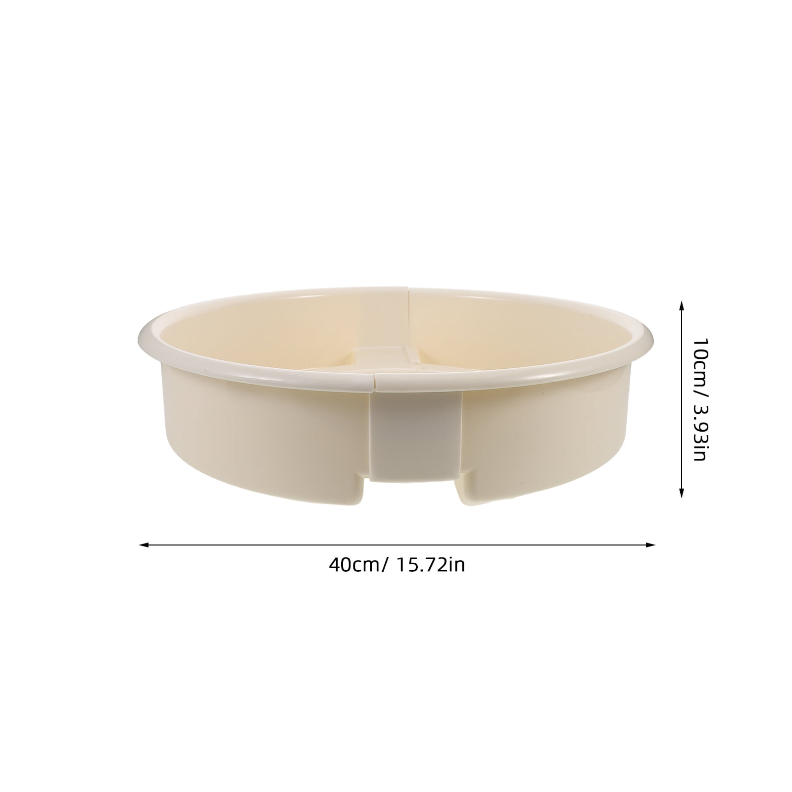 DEEPCRAFF White Plastic Basin Replacement Part for Pottery Wheel Ceramic Crafting and Clay Art Tools