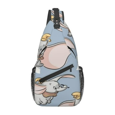 Dumbo Crossbody Sling Backpack For Women Men Gifts Sling Bag Travel Hiking Gym Chest Bag Daypack