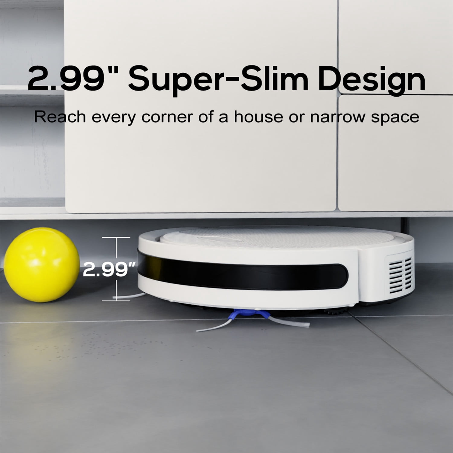Robot Vacuum Cleaner,  Automatic Charging, Wet and Dry, for Pet Hair, Debris, Hard Floors