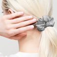 thumbnail image 6 of MINKUROW Black Scrunchies for Women,Premium Satin Softer than Silk,Bobbles Elastic Bands Ponytail Holder Hair Accessories,12 Pack, 6 of 6