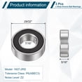 thumbnail image 2 of 1607-2RS Deep Groove Ball Bearing, 3pcs, 7/16" x 29/32" x 5/16", Z2 Double Rubber, 2 of 6