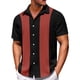 thumbnail image 2 of Men's Hawaiian Printed Button Short Sleeve Shirts Men's Casual Fashion Short Sleeve Shirts 5XL, 2 of 4