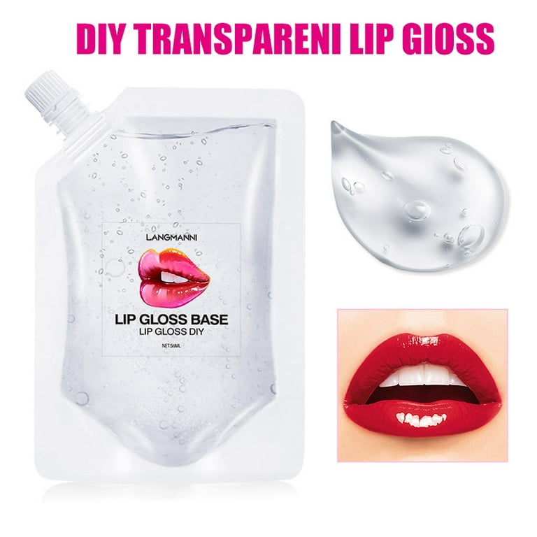 DIY Clear Lipgloss Base Oil Moisturizing Non-Stick Lipstick Material Base Gel for Lipgloss Makeup