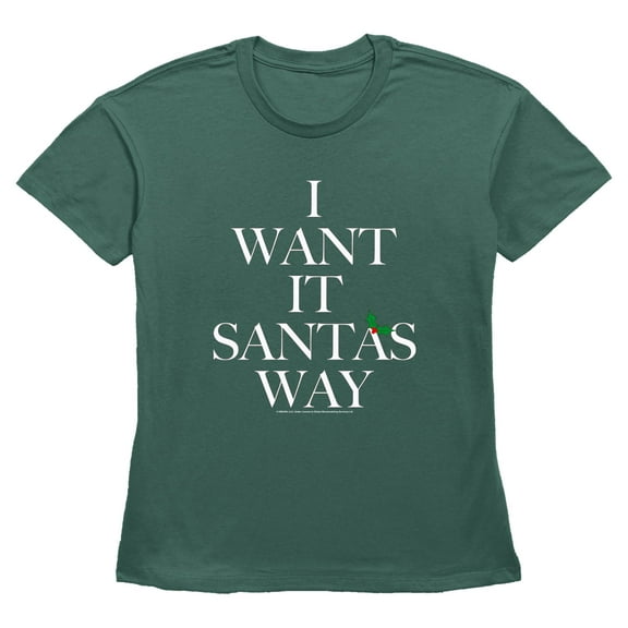 Womens Backstreet Boys I Want It Santa's Way T Shirt