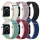 thumbnail image 4 of Correa de nailon para Apple Watch Ultra-2 de 49 mm, 44 mm, 40 mm, 45 mm y 41 mm, pulsera Sport Pride, correa para iWatch Series 9, 8, SE, 7, 6, 5, 4 y 3, 4 of 5