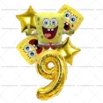 thumbnail image 5 of SpongeBobs SquarePants Party DIY Decorations Patrick Star Paper Plate Cups Banner Cake Topper Towels Straw Mask Decor Supplies, 5 of 5