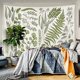 thumbnail image 3 of Tapiz de tela de poliéster botánico, tapiz floral, verde, blanco, primavera, tapiz de pared, dormitorio, sala de estar, dormitorio, decoración diaria, largo 150 cm x ancho 1230 cm, eucalipto verde oso de fresa Electrónica, 3 of 5