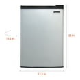 thumbnail image 2 of MAGIC CHEF 2.6 cu. ft. Mini Fridge in Stainless Steel, HMAR265SE, 2 of 15