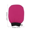 thumbnail image 4 of Unique Bargains 1 Pc Shower Gloves Exfoliating Glove for Bathroom for Shower 8.07"x5.71" Rose Red, 4 of 6