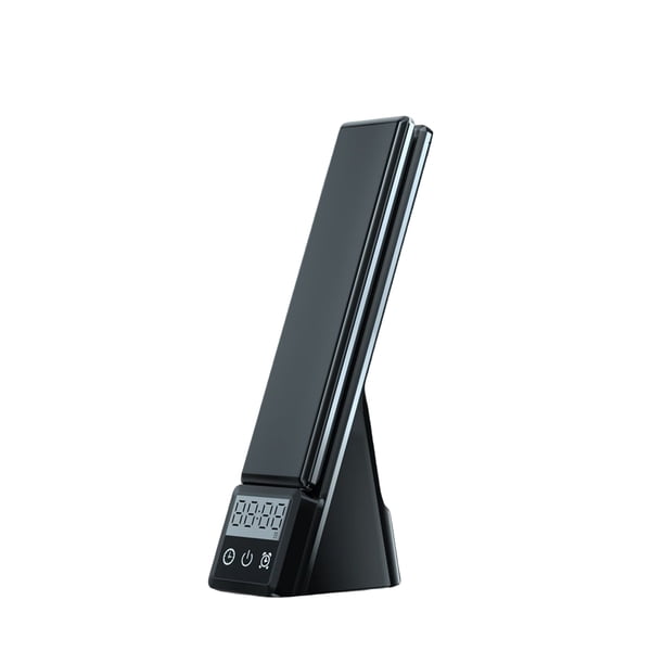Lámpara de LED Methold Reloj Despertador Plegable Cargador 15W Electrónica Negro