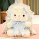 thumbnail image 3 of Conejo de peluche Lolita de 20 cm, conejo blanco, bonito conejo de dibujos animados, muñeco sentado, vestido de satén, bonito animal, regalo para novias, 3 of 5