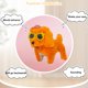 thumbnail image 4 of Puntoco Peluche eléctrico interactivo con forma de cachorro y gafas de sol y sombrero que estimula el sonido del movimiento de la cola al caminar, una experiencia sensorial emocionante para niños, 4 of 5