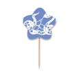 thumbnail image 1 of Año de la serpiente, animal China Zodiac Selección de pastelitos Star lable Flag en palillos de dientes, 1 of 3