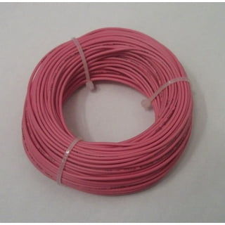 14 AWG Gauge Solid Hook Up Wire Gray 100 ft 0.0641 UL1007 300 Volts